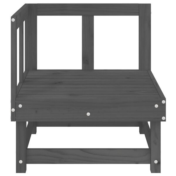 vidaXL H&ouml;rnsektion till tr&auml;dg&aring;rdssoffa gr&aring; massiv furu