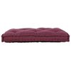 vidaXL Pallettsoffa Kudde Bordeaux 120 x 80 x 12 cm Tyg