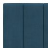 vidaXL Bed Frame without Mattress Blue 90x190 cm Velvet