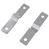 vidaXL Slagspl&aring;t 2 st Silver 50 x 10 x 1,2 mm J&auml;rn