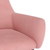 vidaXL Gungstol rosa sammet