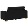 vidaXL Loveseat soffa svart 160x77x82 cm tyg