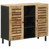 vidaXL F&ouml;rvaringssk&aring;p Naturlig 90 x 33 x 75 cm Massivt mangotr&auml;