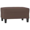vidaXL Fotpall brun 70x55x41 cm konstl&auml;der
