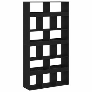 vidaXL Boksk&aring;p 2 pcs Svart Ek 100 x 33 x 93,75 cm Konstruerat tr&auml;