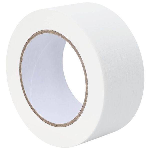 vidaXL M&aring;lartape 24 pcs Vit 50mm x 50m Papper