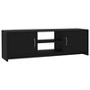 vidaXL Tv-b&auml;nk svart 120x30x37,5 cm konstruerat tr&auml;