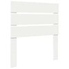 vidaXL F&ouml;rvaringss&auml;ng med huvudgavel Vit 90 x 200 cm Konstruerat tr&auml;