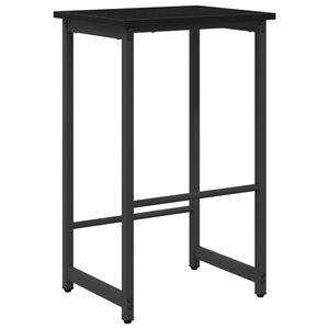 vidaXL Barpall Svart ek 40 x 32 x 74 cm Konstruerat tr&auml;