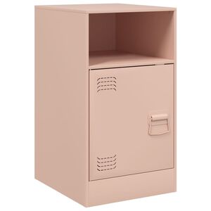 vidaXL S&auml;ngsk&aring;p rosa 34,5x39x62 cm st&aring;l