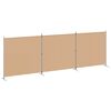 vidaXL 4-panelig rumsavskiljare Beige 525 x 180 cm Tyg