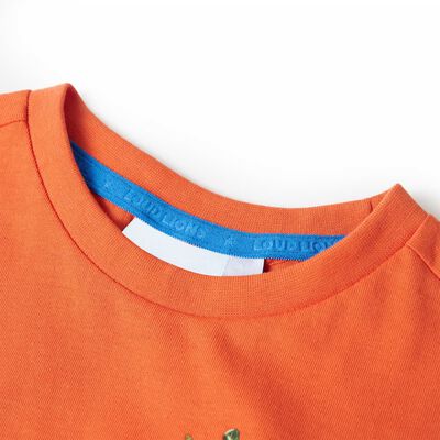 Kjol för barn stark orange 92