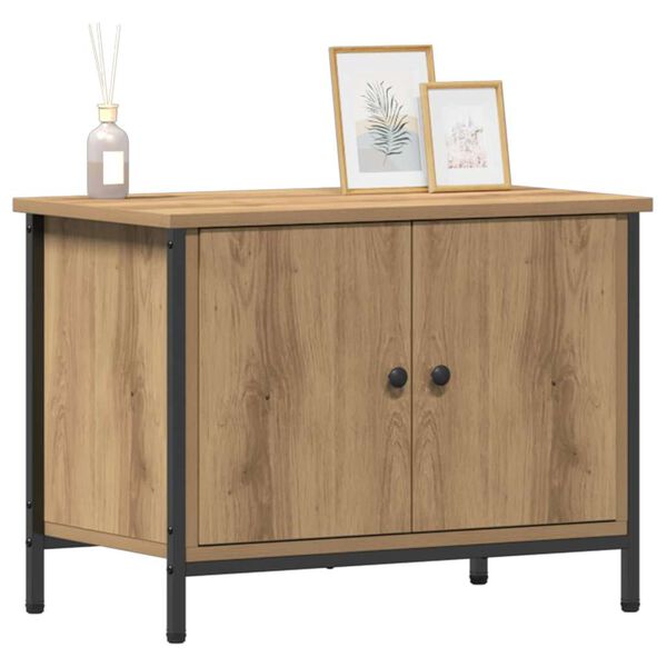 vidaXL TV-sk&aring;p Artisan Ek 60 x 35 x 45 cm Konstruerat tr&auml;