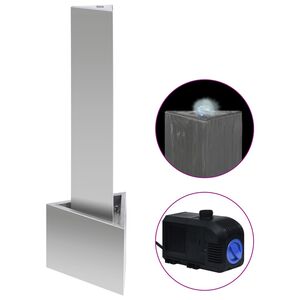 vidaXL Tr&auml;dg&aring;rdsfont&auml;n 37,7x32,6x110 rostfritt st&aring;l