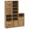 vidaXL Sidosk&aring;p 5 st "ODDA" 40x24x79 cm massivt tr&auml; furu