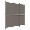 vidaXL Rumsavdelare 3 paneler antracit 150x220 cm tyg