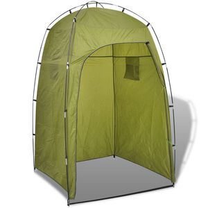 vidaXL Dusch/WC/omkl&auml;dnings-t&auml;lt gr&ouml;n