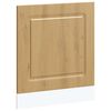 vidaXL Diskmaskinspanel Kalmar artisan ek 60x1,5x57 cm konstruerat tr&auml;
