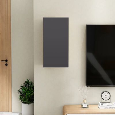 vidaXL TV-skåp grå 30,5x30x60 cm konstruerat trä