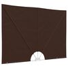 vidaXL Balcony Privacy Screen Rektangul&auml;r 240 x 160 cm Polyester Brun