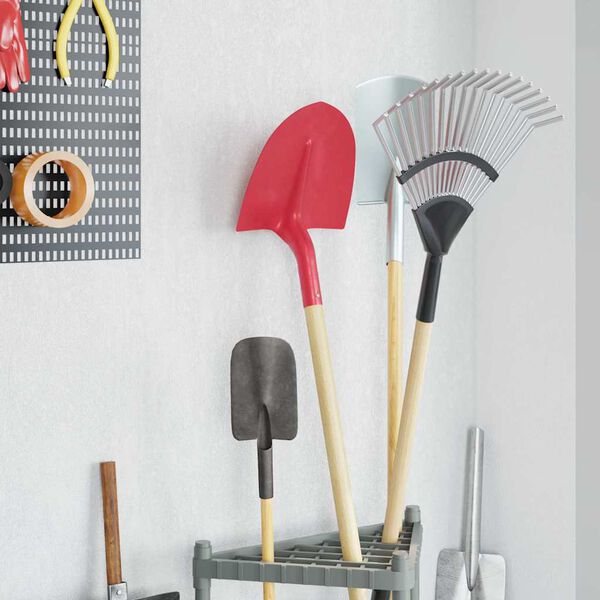 vidaXL Skyffelhuvud 4 pcs R&ouml;d 39,5 x 27,5 cm Pulverlackerat st&aring;l