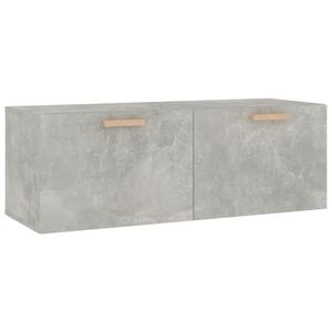 vidaXL V&auml;ggsk&aring;p betonggr&aring; 100x36,5x35 cm konstruerat tr&auml;