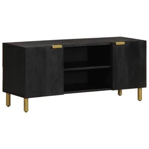vidaXL Tv-b&auml;nk svart 105x33x46 cm konstruerat tr&auml;