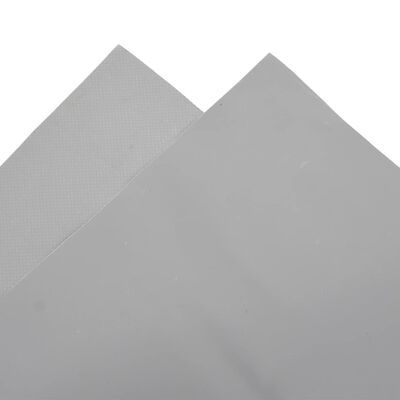 vidaXL Presenning grå 1x2,5 m 650 g/m²