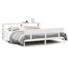 vidaXL S&auml;ngram utan madrass vit 180x200 cm massiv furu