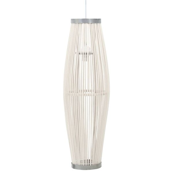 vidaXL Taklampa vit pil 40 W 27x68 cm oval E27