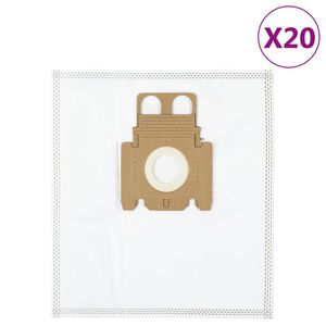 vidaXL Dammsugarpåsar för Miele K 20 st