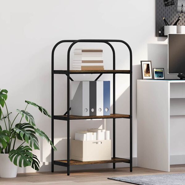 vidaXL Hyllsystem R&ouml;kt ek 60 x 30 x 109 cm Konstruerat tr&auml;