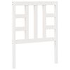 vidaXL S&auml;nggavel vit 81x4x100 cm massiv furu