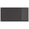 vidaXL Köksplånbak 2 pcs Mörkgrå 120 x 60 cm härdat glas