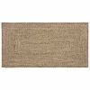 vidaXL Omr&aring;desmatta Naturlig och svart 100 x 200 cm Jute