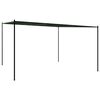 vidaXL Paviljong 4 x 3,98 x 2,67 m Gr&ouml;n Polyester och St&aring;l