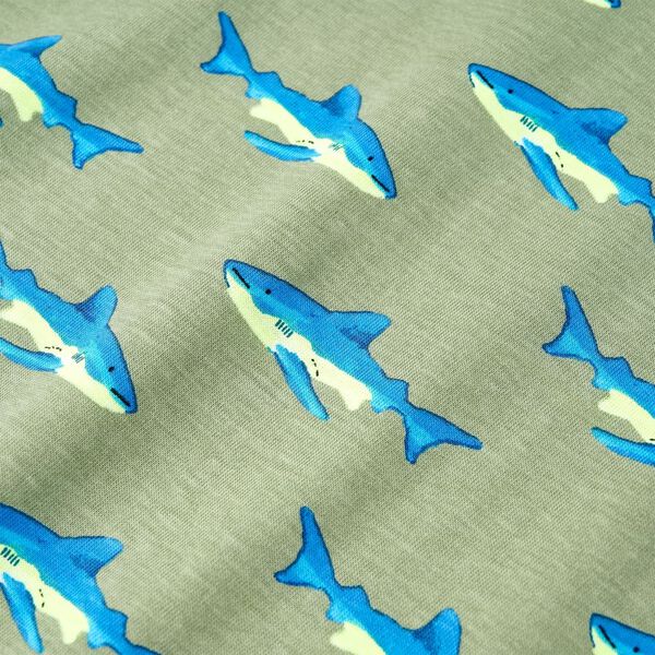 T-shirt f&ouml;r barn ljus khaki 116