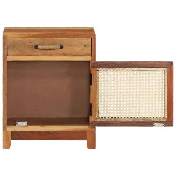 vidaXL Sängbord 40x30x50 cm massivt återvunnet trä