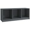 vidaXL Tv-b&auml;nk gr&aring; 104x33x41 cm massiv furu