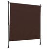 vidaXL Utomhus rullgardin Brun 150 x 270 cm