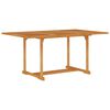 vidaXL Tr&auml;dg&aring;rdsbord 150x90x75 cm massiv teak
