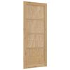 vidaXL Inredningsdörr ORKDAL Brun 83 x 202 cm Plywood