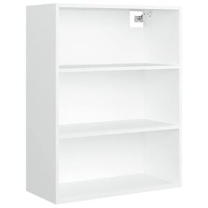 vidaXL V&auml;ggsk&aring;p vit 69,5x32,5x90 cm