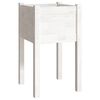 vidaXL Odlingsl&aring;da vit 40x40x70 cm massiv furu