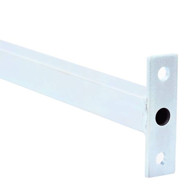 vidaXL Justerbar f&ouml;nsters&auml;kerhetsst&aring;ng 6 pcs Silver St&aring;l