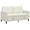 vidaXL Soffa med f&ouml;rvaring Gr&auml;ddvit 152 x 78 x 87 cm Polyester