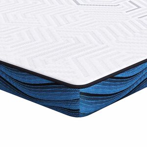 vidaXL Madrasskydd 80 x 200 cm tjock Jacquardtyg Vit