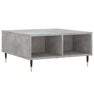 vidaXL Soffbord betonggr&aring; 60x60x30 cm konstruerat tr&auml;