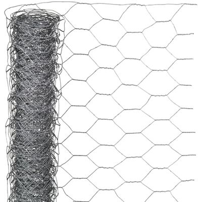 Nature Ståltrådsnät hexagonalt 0,5x10 m 25 mm galvaniserat stål