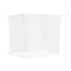 vidaXL H&auml;ngande myggn&auml;t 156 mesh vit 220x100x150 cm